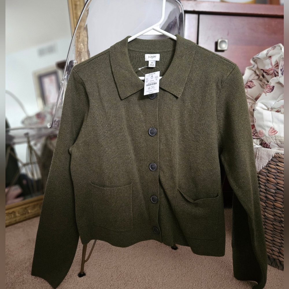 NWT 100% Cotton JCrew Cardigan